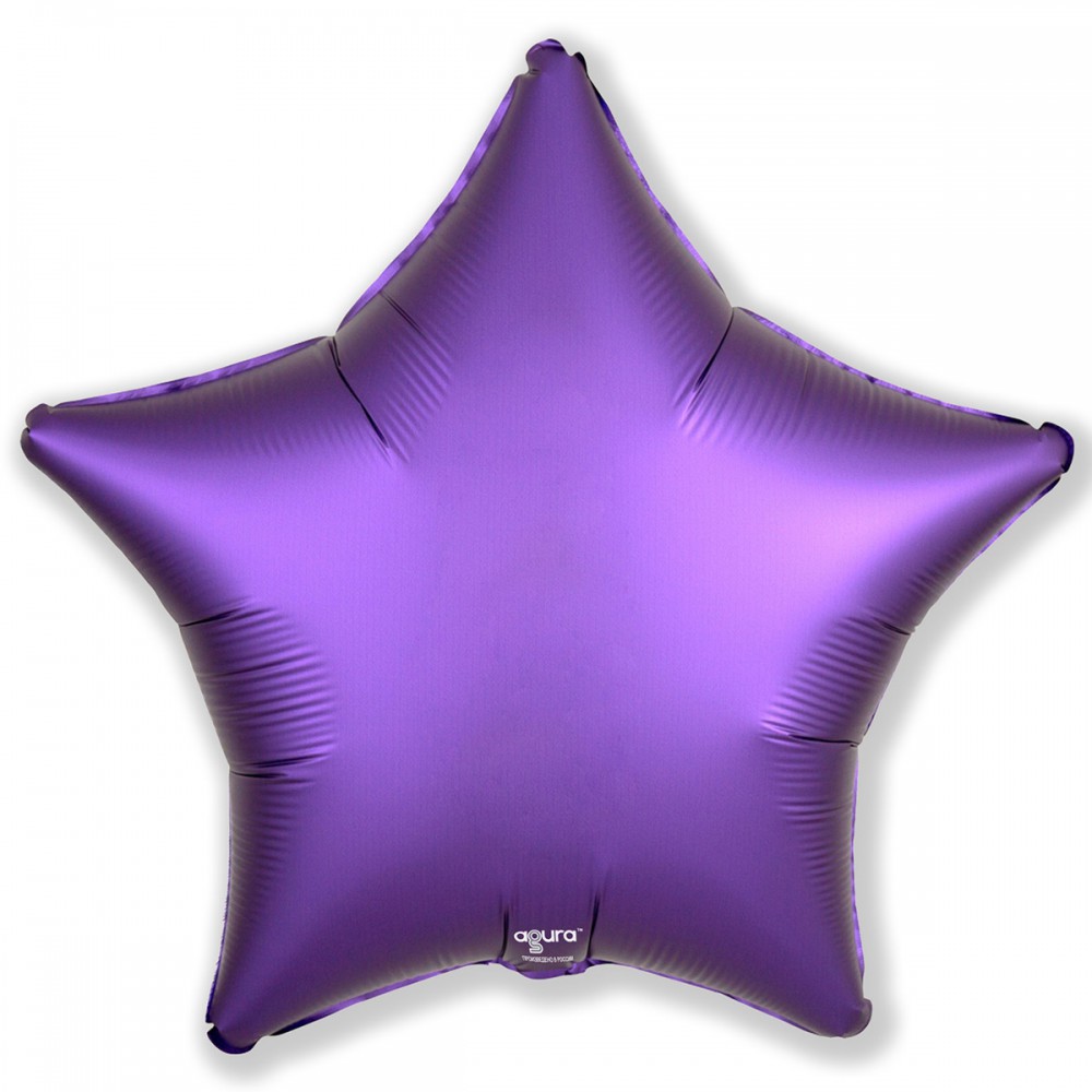 Р б/рис звезда 18" сатин purple