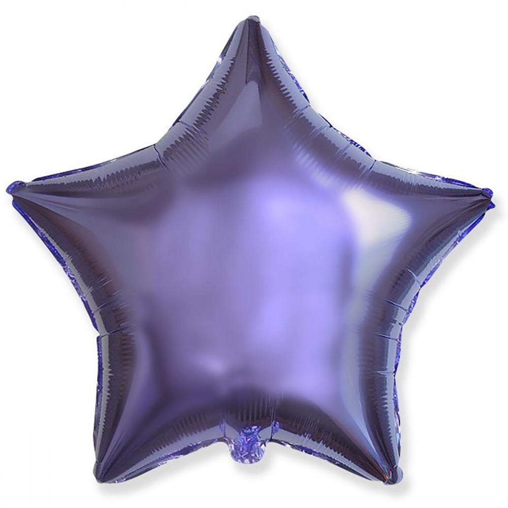 Ф б/рис 18" звезда металлик violet(fm)