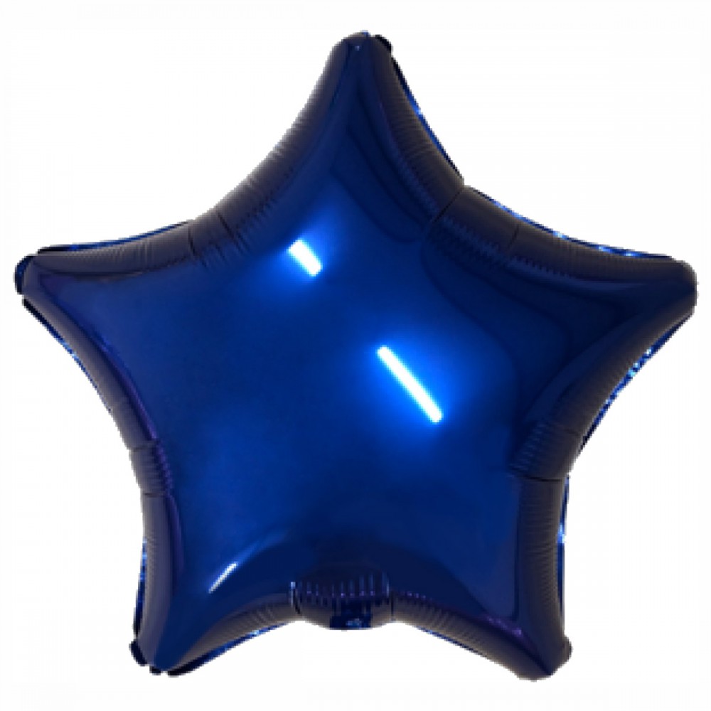 Р б/рис звезда 18" металлик dark blue